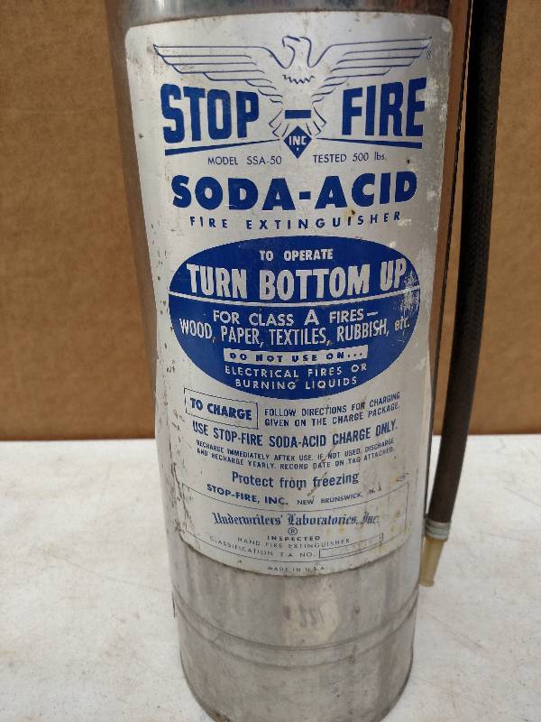 lot 221 image: Stainless Steel Fire Extinguisher...