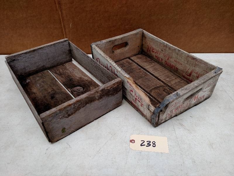 lot 238 image: (2) Crates...