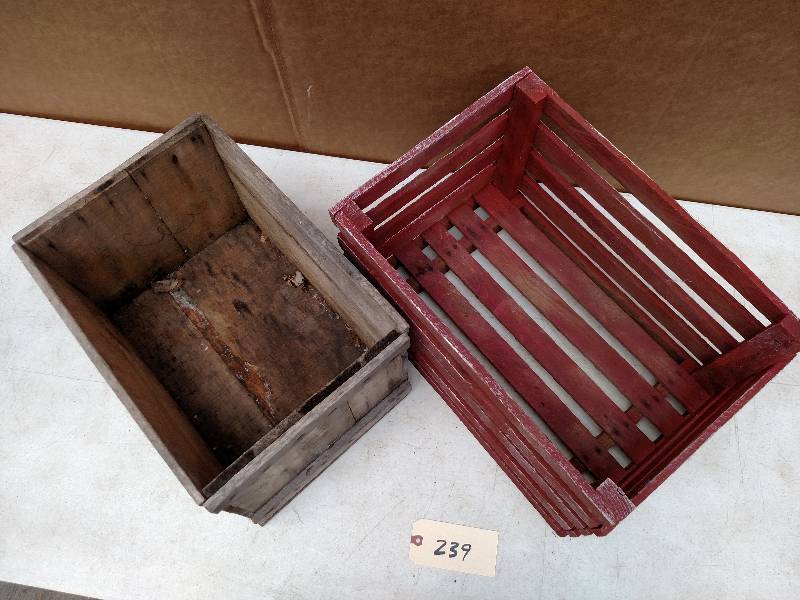 lot 239 image: (2) Crates...