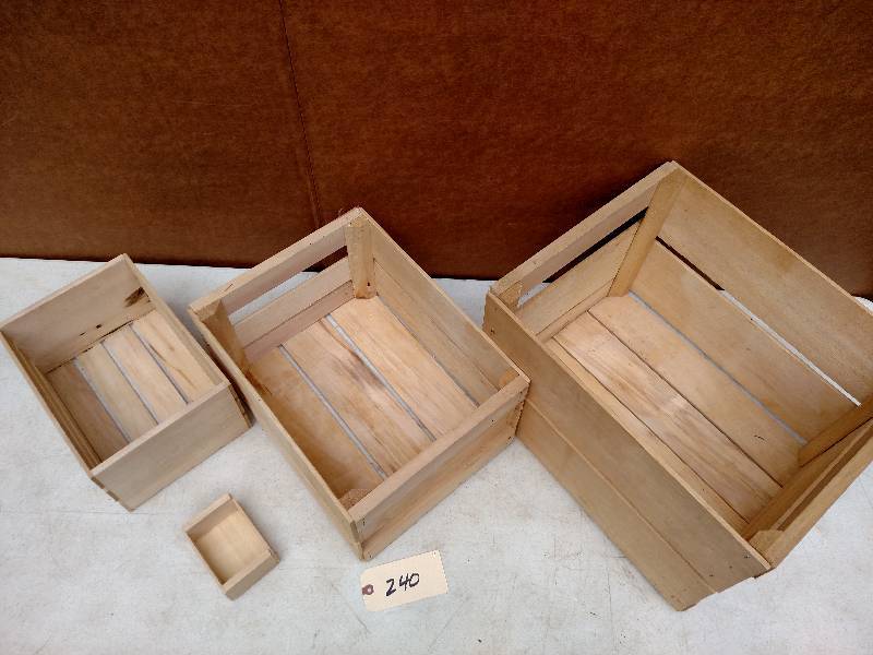 lot 240 image: (4) Crates...
