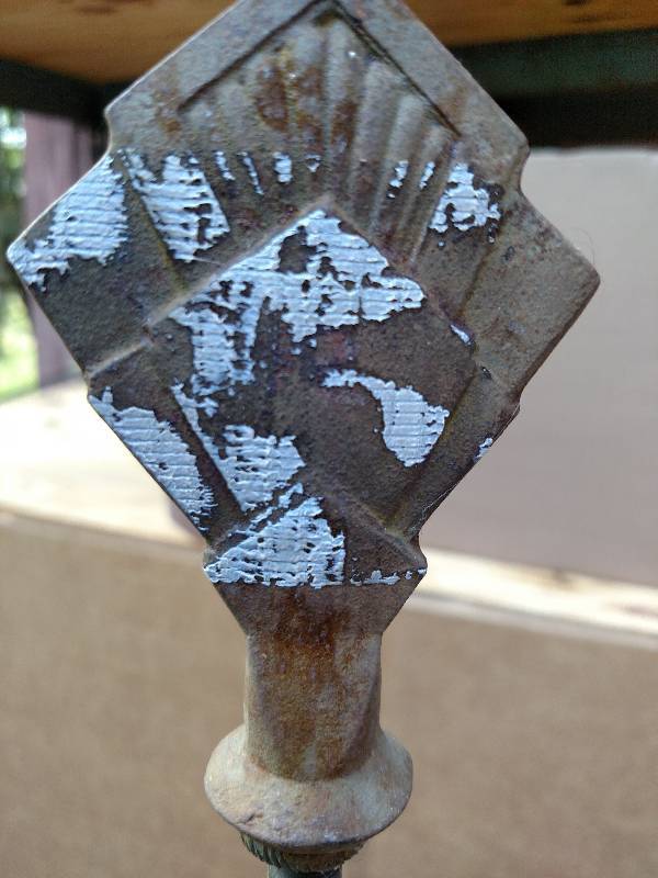 lot 244 image: Vintage Ornate Floor Lamp, Cast Iro...
