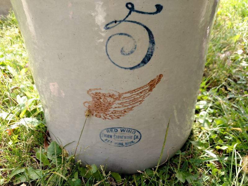 lot 254 image: Redwing 5 Gallon Jug...