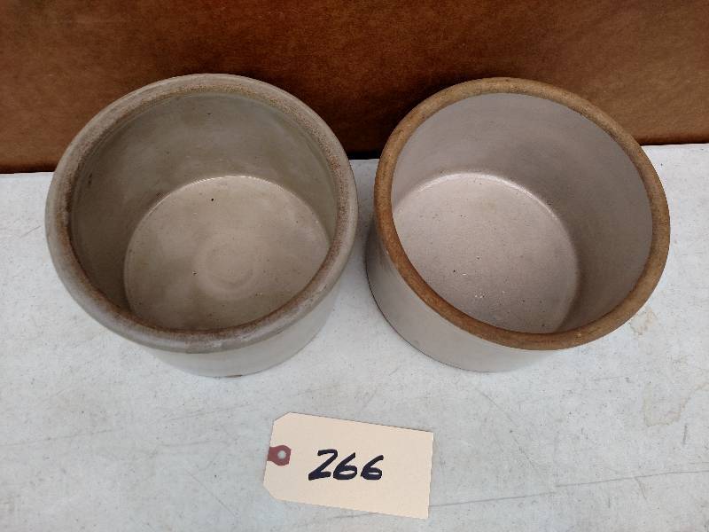 lot 266 image: (2) Crocks...