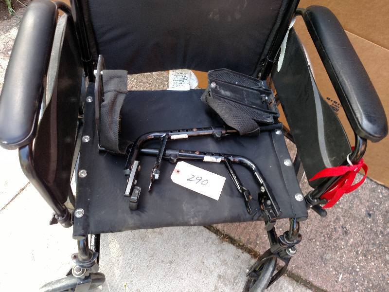 lot 290 image: Invacare 9000SL Wheelchair...