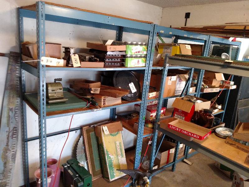 lot 316 image: (3) Sections Shelving, 4x2x7 Eac...