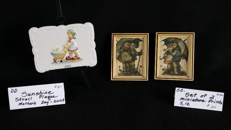 Hummel Sunshine Stroll Plaque & Miniature Prints