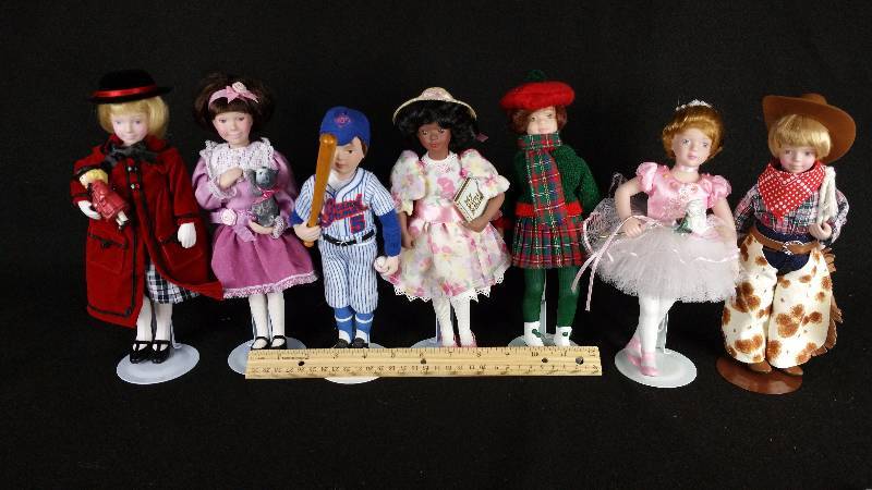 (7) Various Smaller Dolls