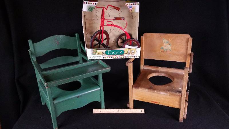 Antique Potty Training Chairs & Tricycle