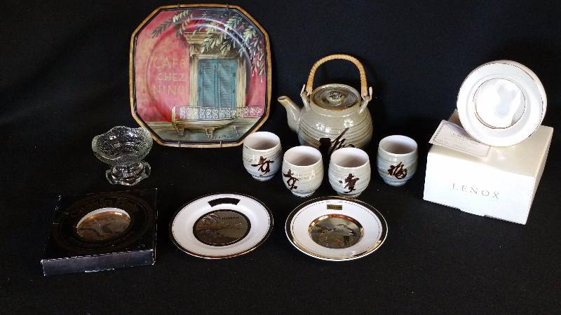 Lenox, Japanese Tea Set, Chokin Plates, Dcor Plate, Etc.