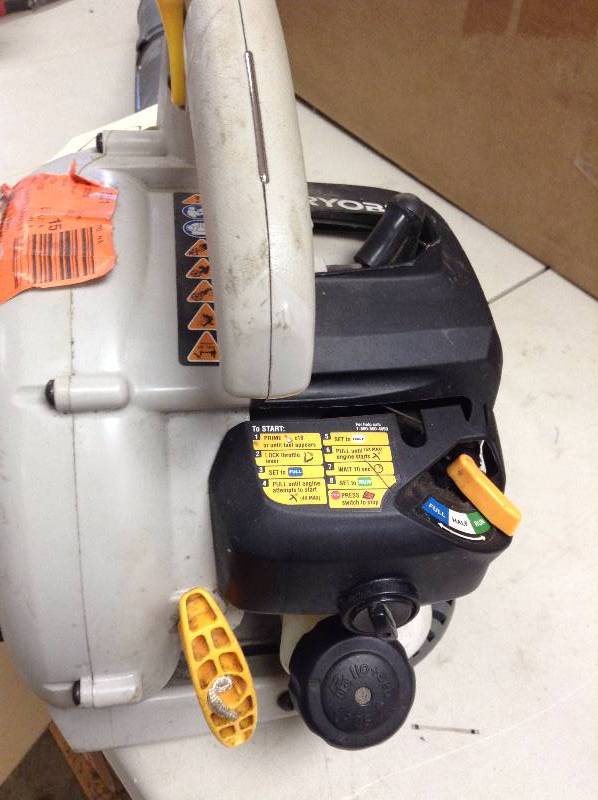 lot 51 image: Used RYOBI 2 Cycle Gas Blower-Vac