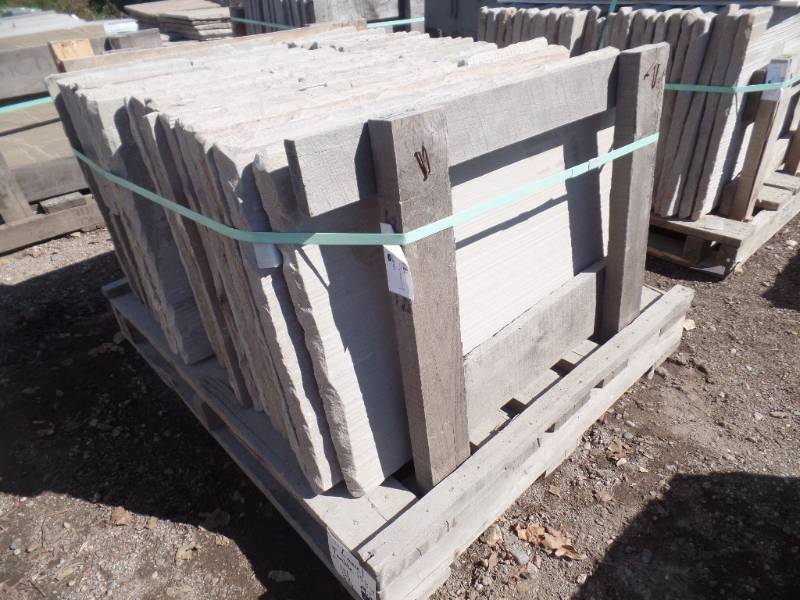 lot 4 image: Natural Cleft Sandstone Paving - Tumbled Edge