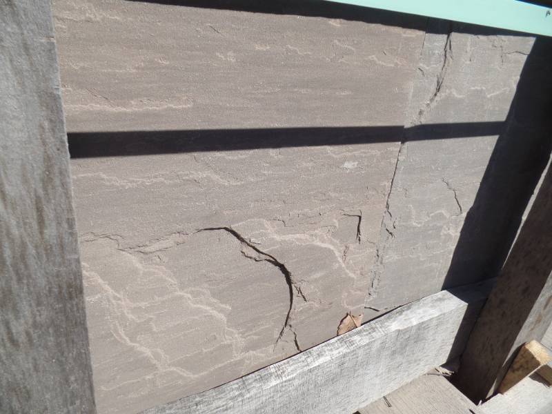 lot 10 image: Natural Cleft Sandstone Paving - Sawn Edge