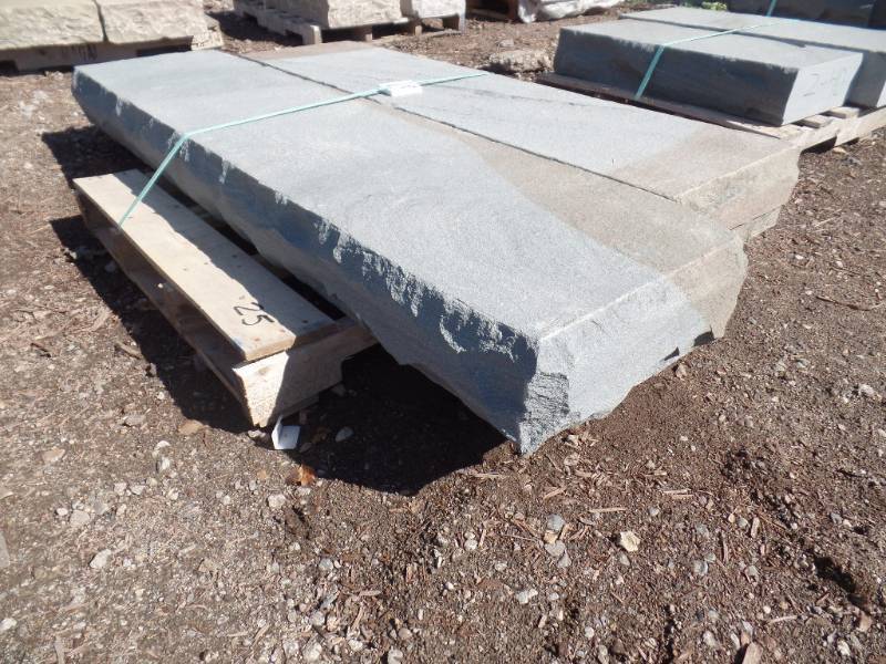lot 25 image: BLUESTONE Full Color Rock Faced Steps