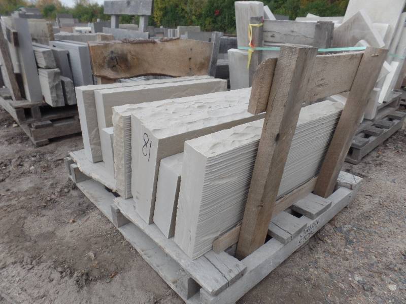 lot 81 image: Sandstone Natural Cleft 4 thick pieces