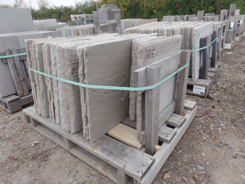 lot 105 image: Natural Cleft Sandstone Tumbled Edge
