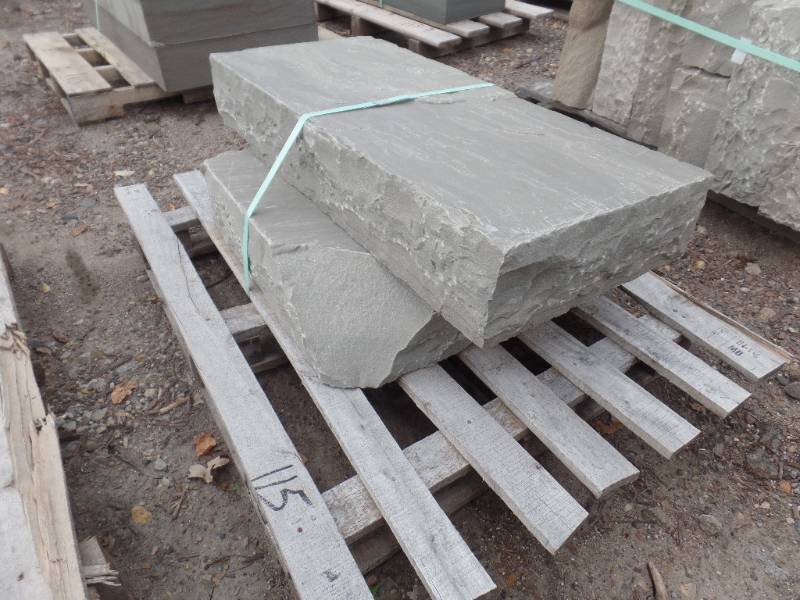lot 115 image: Natural Cleft Sandstone Steps