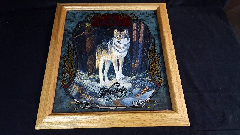 lot 38 image: Old Milwaukee Wildlife series 2 Bar Mirror