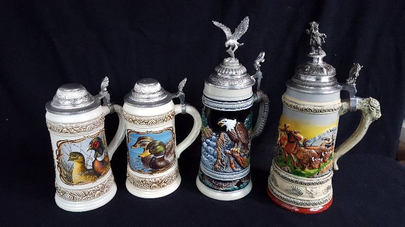 lot 62 image: Beer Steins