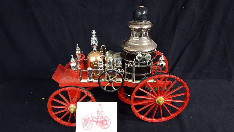 lot 69 image: Jim Beam Horse Drawn Fire Engine Whisky Decanter