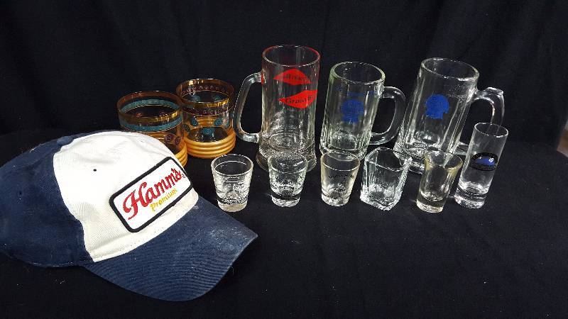 lot 80 image: Assorted Beer & Shot Glasses