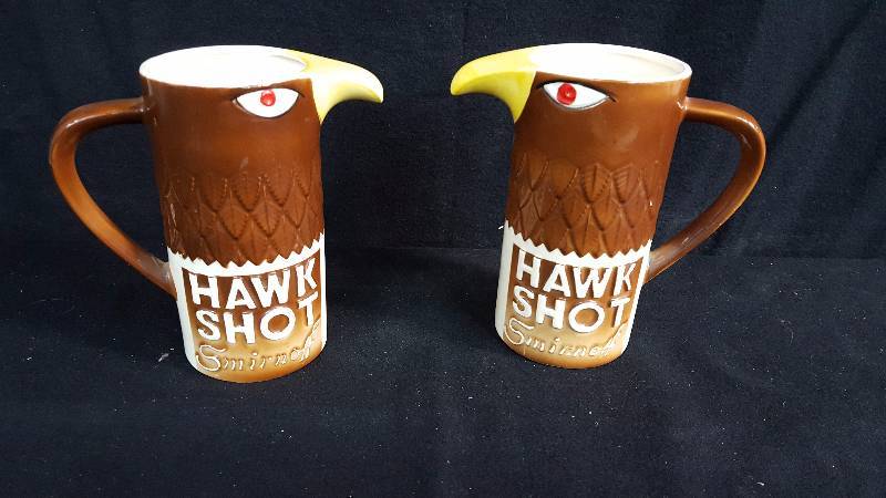 lot 81 image: Smimoff Hawk Shot Pitchers