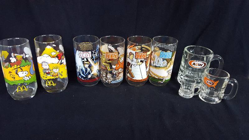 lot 86 image: Burger King & McDonalds Glasses
