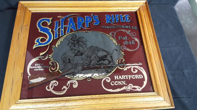 lot 91 image: Sharps Rifle Mirror