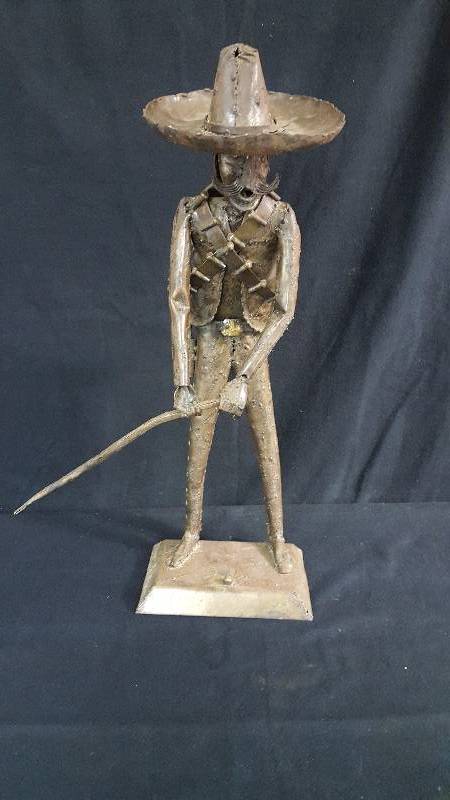 lot 106 image: Steel Statue
