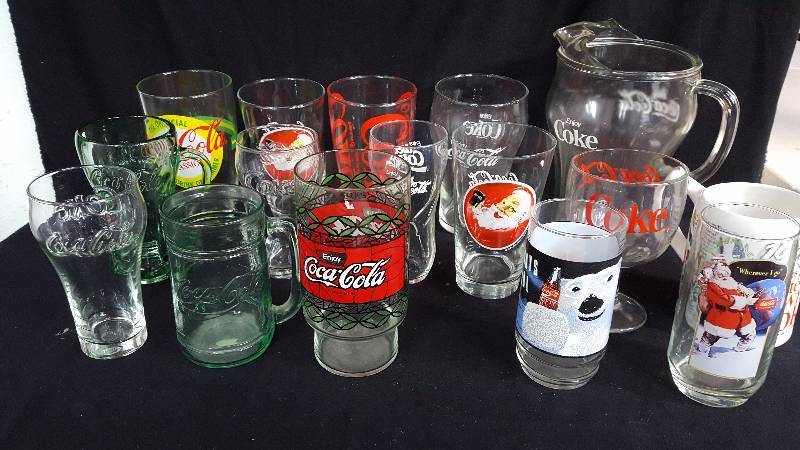 lot 123 image: Coca-Cola Pitcher & Glasses