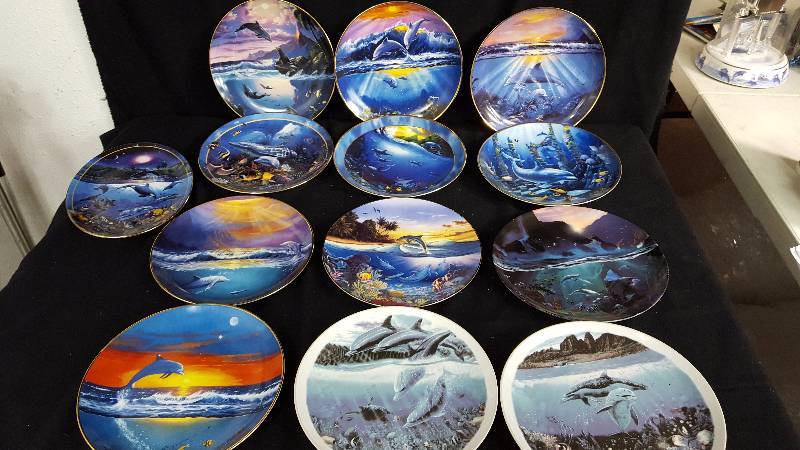 lot 169 image: Dolphin Plates