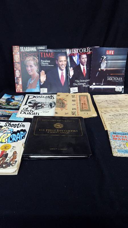 lot 176 image: Collectable Magazines & Stamps