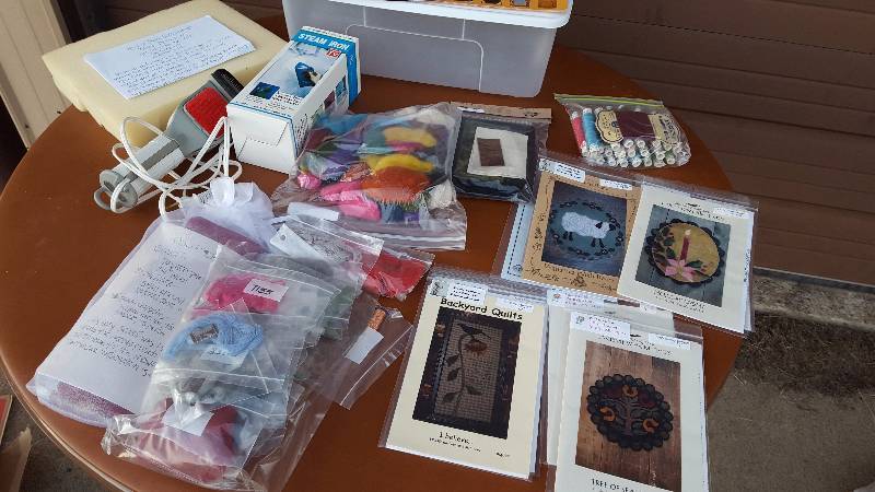 lot 239 image: Quilting & Sewing Fabric  Kits