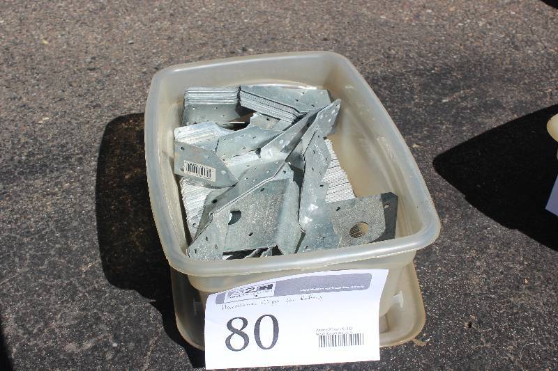 lot 80 image: Hurricane Clips For Roof Rafters