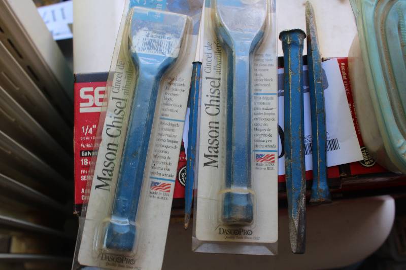 lot 99 image: Mason Chisels