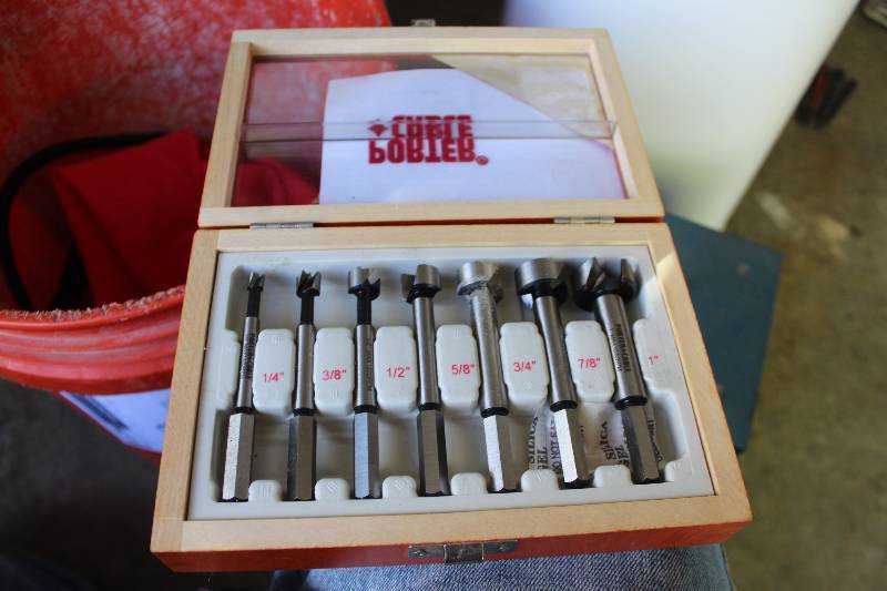 lot 114 image: Porter-Cable Router Bit Set w Case