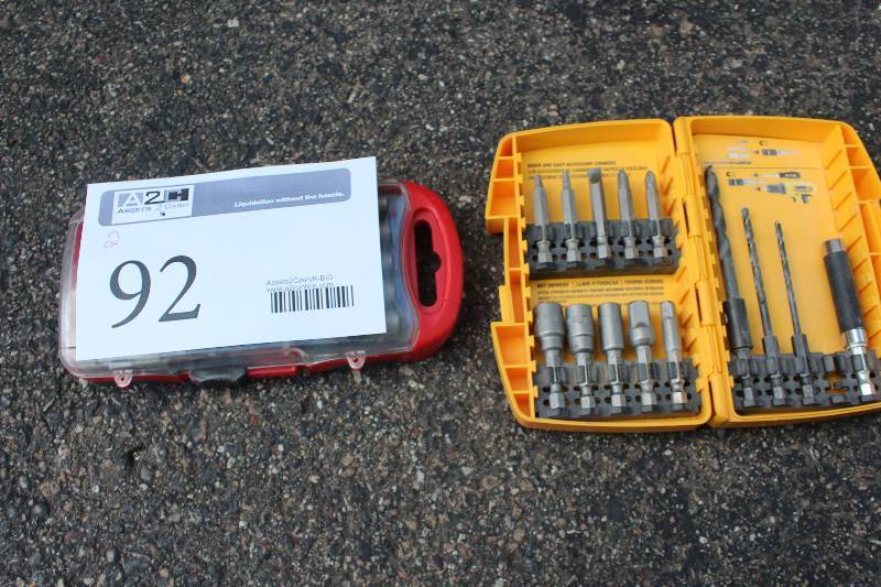 lot 92 image: Lot of (2) Drill Bit Driver Sets