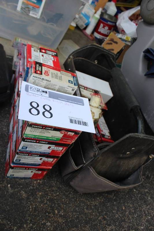 lot 88 image: Porter-Cable Finish Nails 16GA 2in., 2.5in.