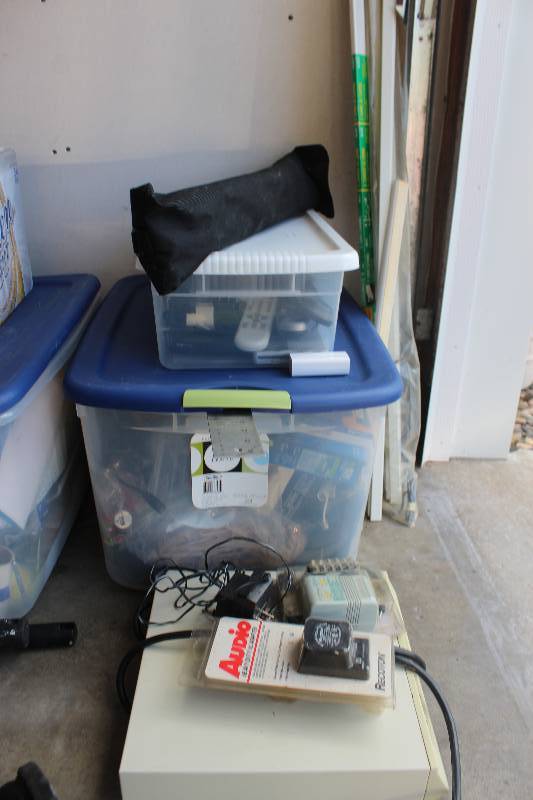 lot 194 image: Office Supplies Includes Cisco Wireless USB Network Adapter, Printer Ink, Drafting Ruler, Polaroid silve rExpress, Kodak Easy Share, Mailing Seals, Wire Keepers, And More