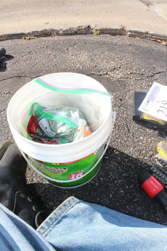 lot 216 image: Bucket Lot of Various Screws