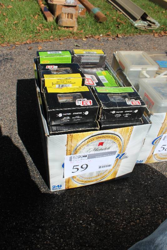 lot 59 image: Box Lot of 8D 2.5in. Nails Bright Common, Exterior Galvanized Box