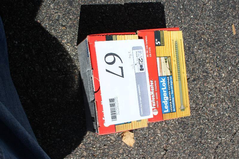 lot 67 image: Lot of (2) Box Lot of Ledger Lok 5in. Bolts