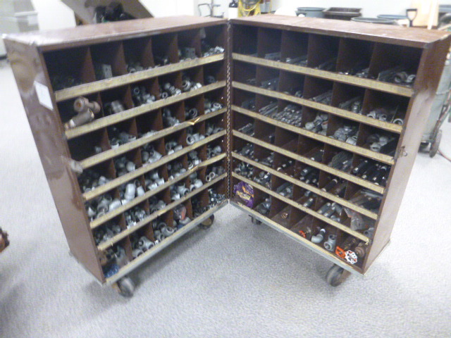 Rolling Cart with Galvanized Fittings
