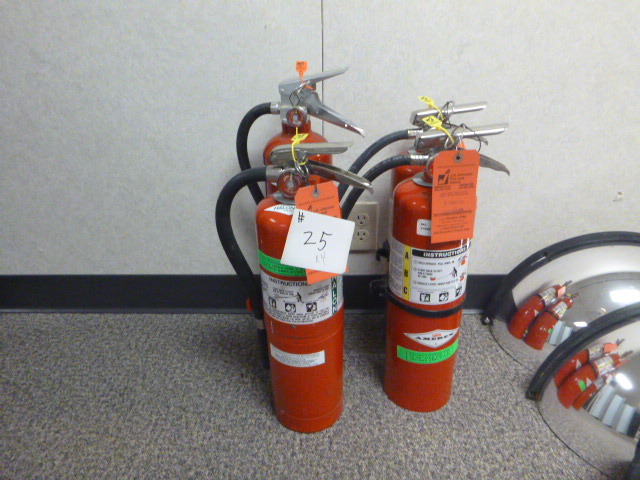 4 Fire Extinguishers