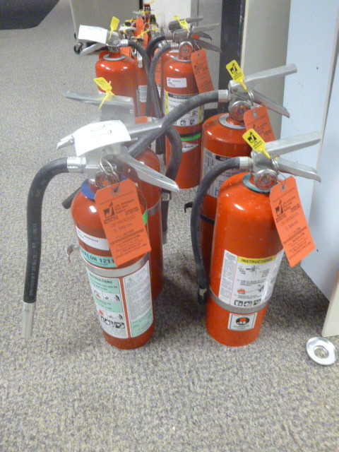 4 Fire Extinguishers