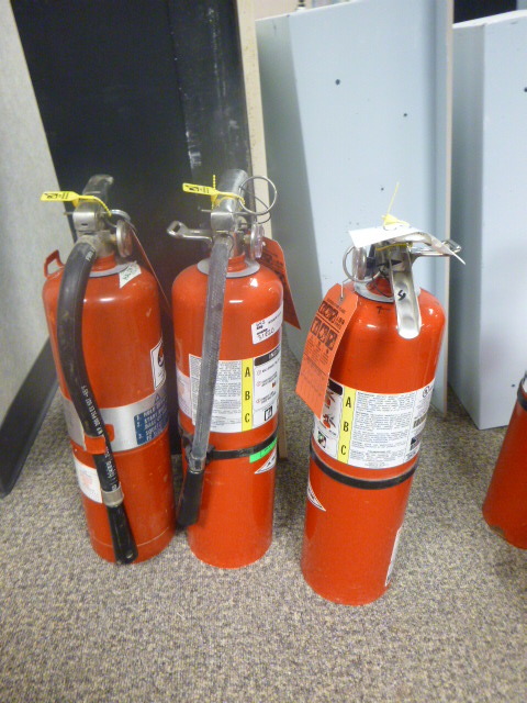 3 Fire Extinguishers
