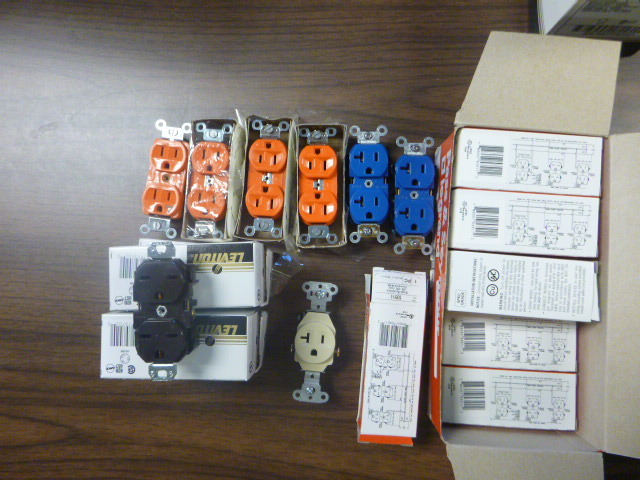20 NEW Leviton Receptacles