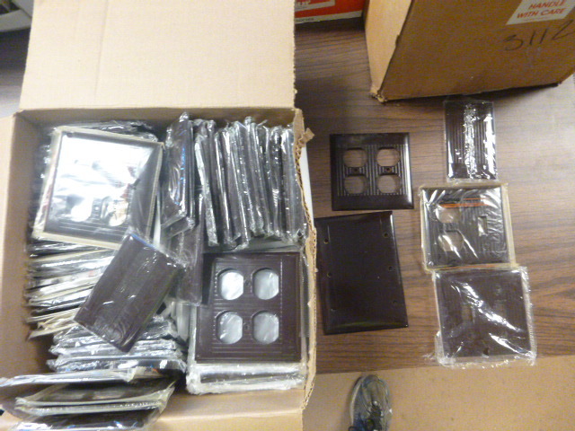 Box of NEW Receptacle Covers