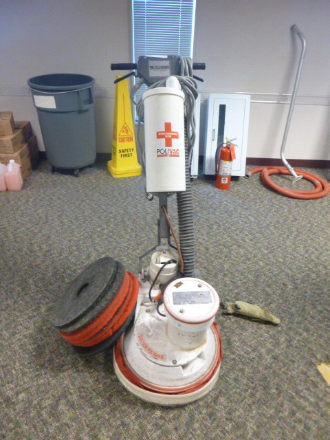 Polivac Floor Scrubber