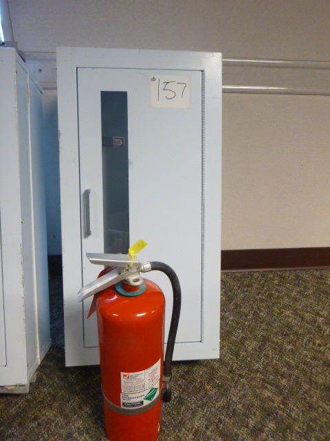 Fire Extinguisher with Cabinet