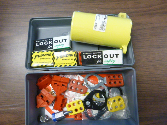 Box of Lockout Tagout Safety Kit